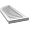 Ekena Millwork Quarter Round Top Left Surface Mount PVC Gable Vent w/ 2"W x 2"P Brickmould Sill Frame, 14"W x 36"H GVPQL14X3603SN - alternate 3